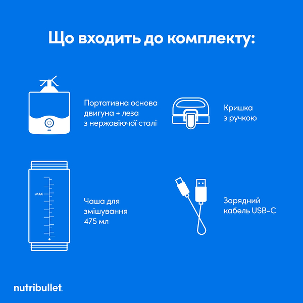 Фото - Блендер портативный NUTRIBULLET NBP003NBL