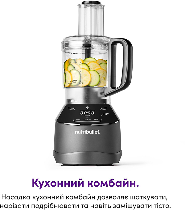 Фото - Блендер стационарный NUTRIBULLET NBF580B Triple Prep System