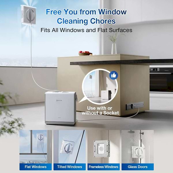 Фото - Пылесос оконный Ecovacs Winbot W2 PRO OMNI (WG851-11)