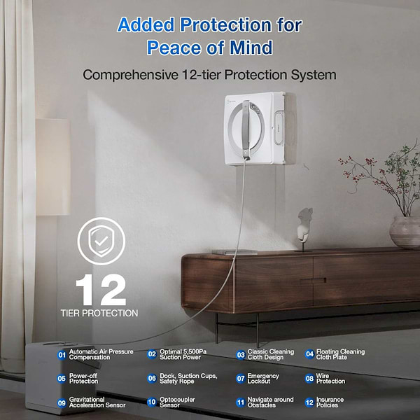 Фото - Пылесос оконный Ecovacs Winbot W2 PRO OMNI (WG851-11)