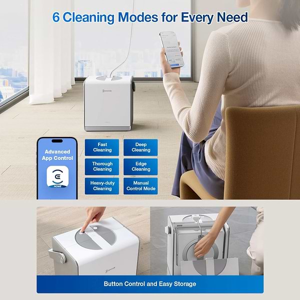 Фото - Пылесос оконный Ecovacs Winbot W2 PRO OMNI (WG851-11)