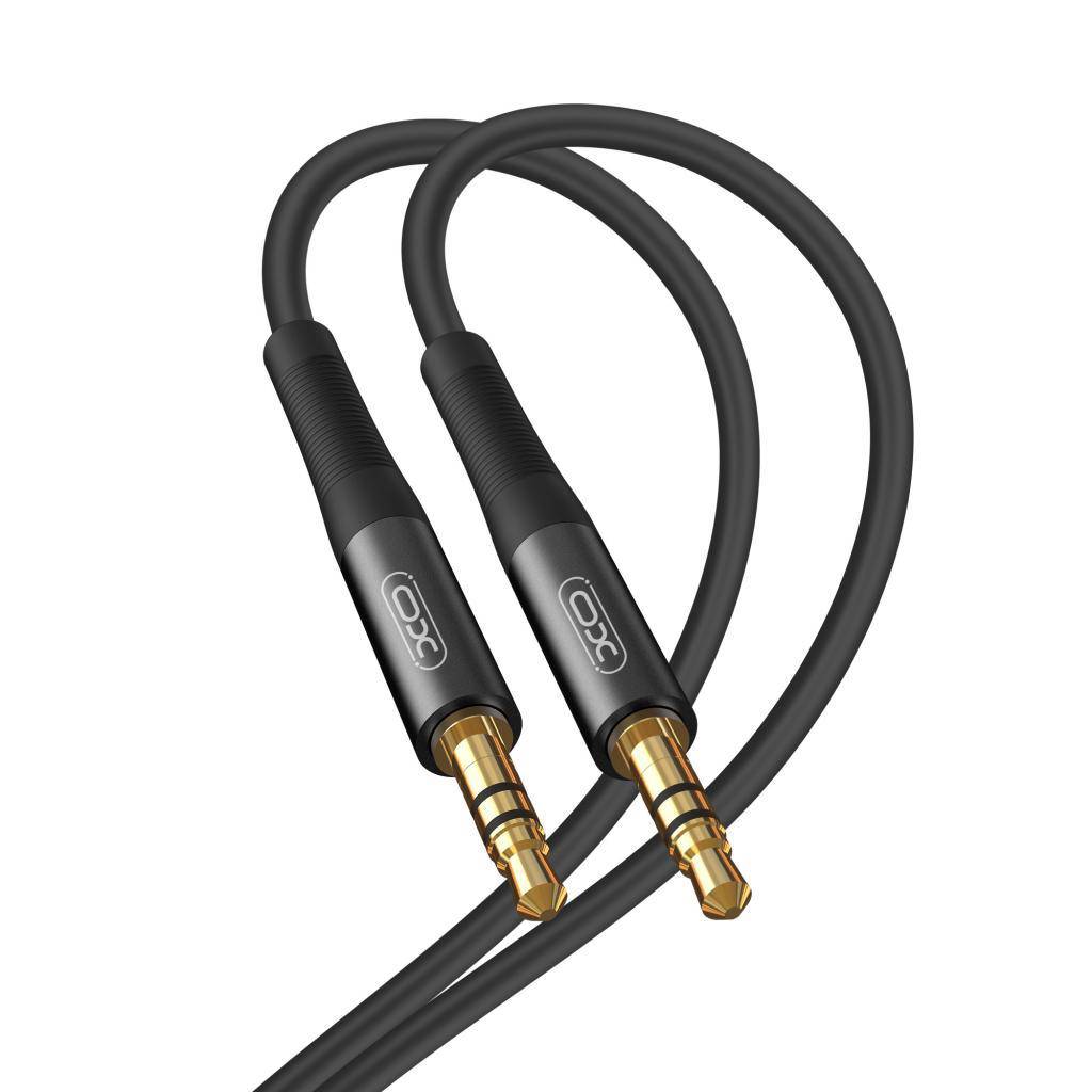 Кабель 3.5 мм -3.5 мм XO NBR175A 1m Audio Cable Black (NBR175A-BK)