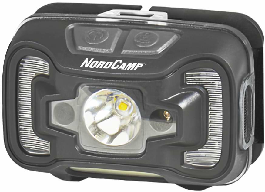 Фонарь налобный Nord Camp 260Lm, 5W CREE XTE+COB, 3xAAA Sensor White/Red (NC30400)