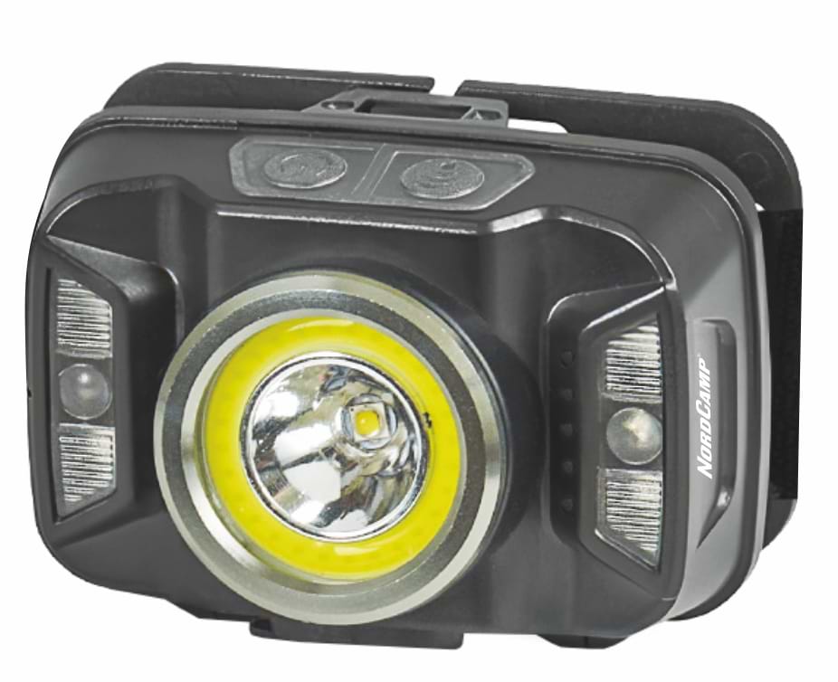 Фонарь налобный Nord Camp 380Lm, 5W CREE XTE+COB, 1800mAh Sensor White/Red (NC30810)