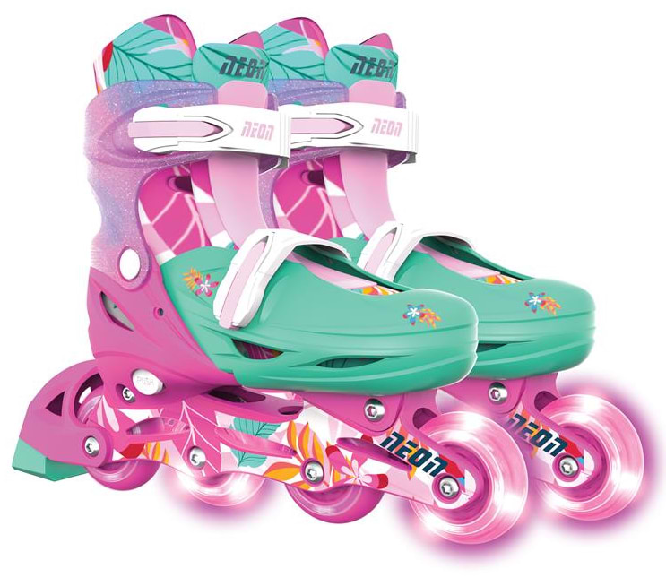 Ролики Neon Combo Квіти (NC49F4)