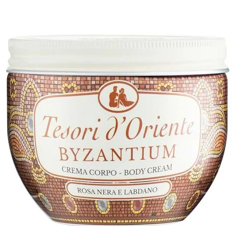 Крем для тіла Tesori d'Oriente ВІЗАНТІЯ чорна троянда та лабданум 300 мл (8008970045726)