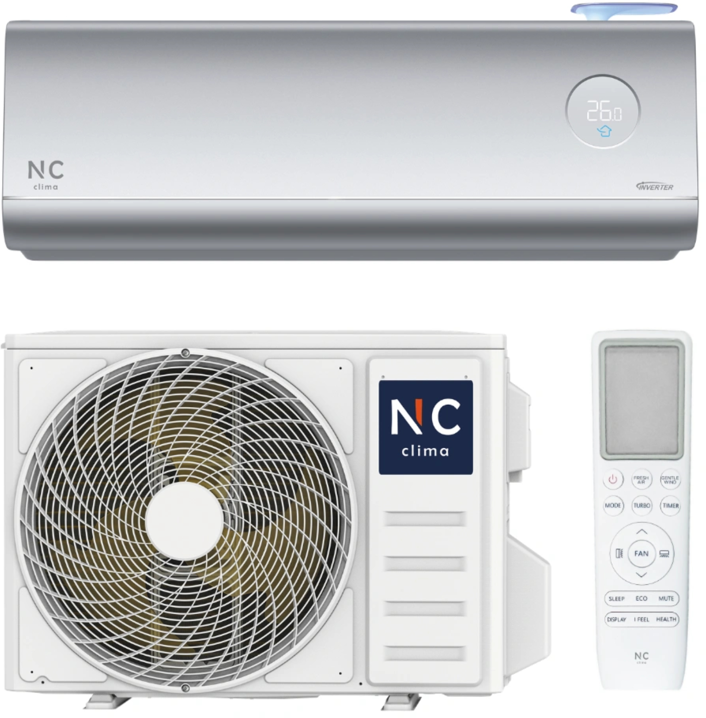 Кондиционер сплит NC clima NCI12EHNIw0eu/NCO12EHNIw0eu