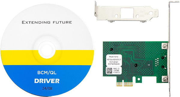 Фото - Сетевая карта LAN Frime PCI-E x1 Gigabit Ethernet Broadcom BCM5721 (NCF-GbLanBCM5721.LP)