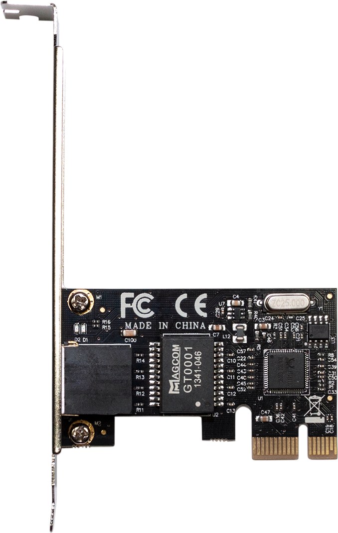 Фото - Сетевая карта LAN Frime PCI-E x1 Gigabit Ethernet RTL8111C (NCF-GbLanRTL02.LP)