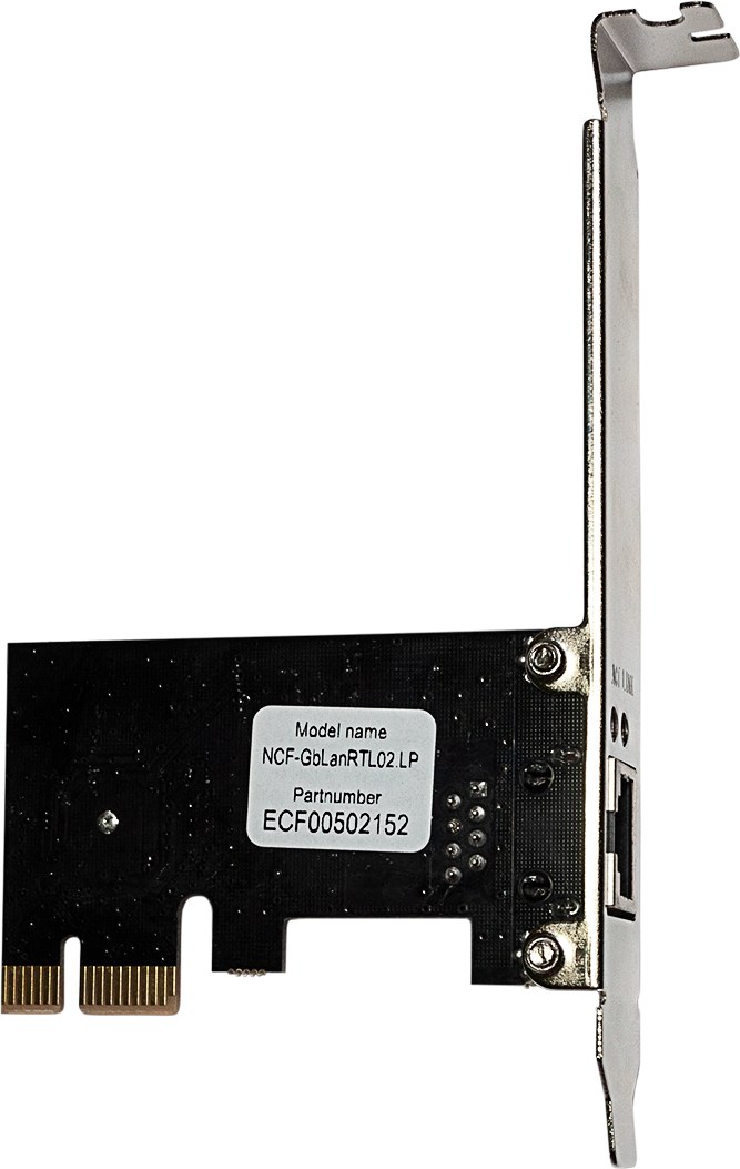 Фото - Сетевая карта LAN Frime PCI-E x1 Gigabit Ethernet RTL8111C (NCF-GbLanRTL02.LP)