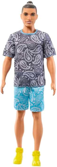 Фото - Лялька Barbie "Модник" у футболці з візерунком пейслі (HJT09) Фото - Лялька Barbie "Модник" у футболці з візерунком пейслі (HJT09)