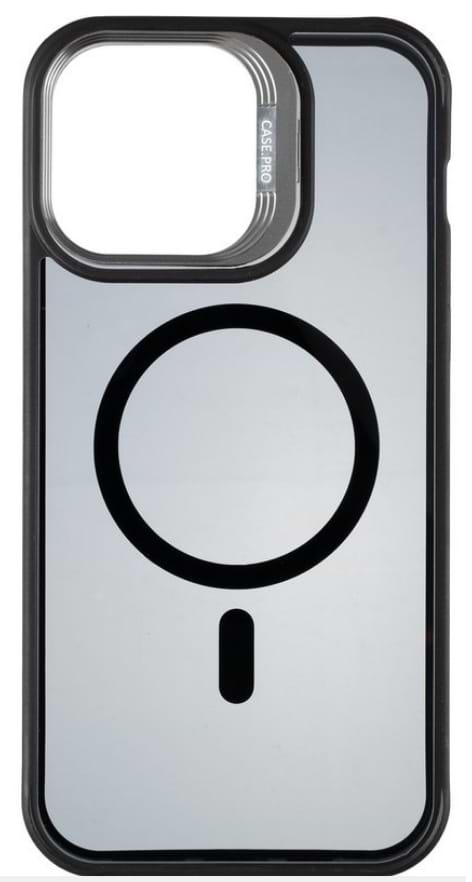 Фото - Чохол для смартфону Gelius Elegant Bumper Case Camera stand MagSafe for iPhone 14 Black (98622)