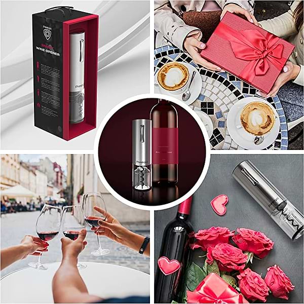 Фото - Штопор Prestigio Nemi Smart Wine Opener Silver (PWO103SL_EN)