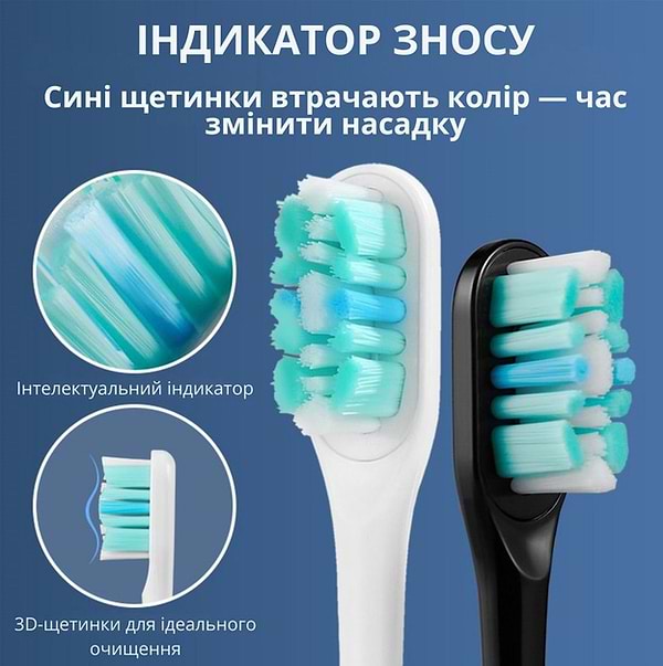 Фото - Насадка для зубной щетки AIMED Neo Pro 4 шт. Black (AI-NeoNoz_4)