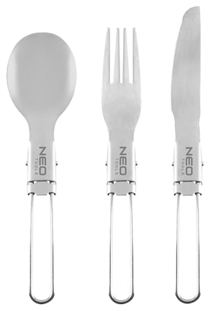 Набор столовых приборов туристических Neo Tools 3 в 1 (63-148)