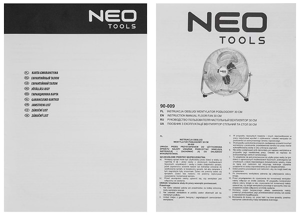 Фото - Вентилятор підлоговий Neo Tools 90-009