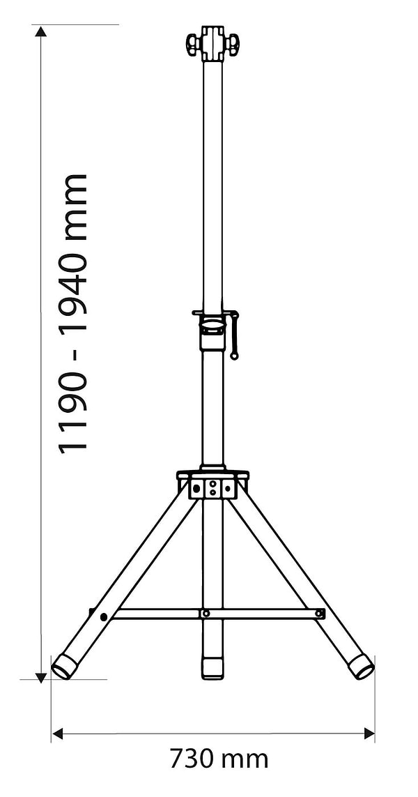 Фото - Ножка для инфракрасного обогревателя Neo Tools 90-033
