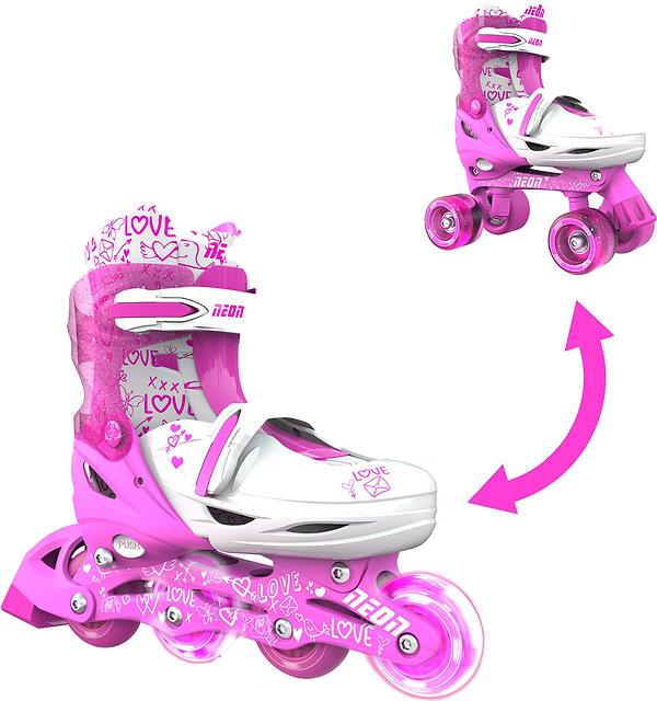 Фото - Ролики Neon Combo Skates Pink (NT10P4)