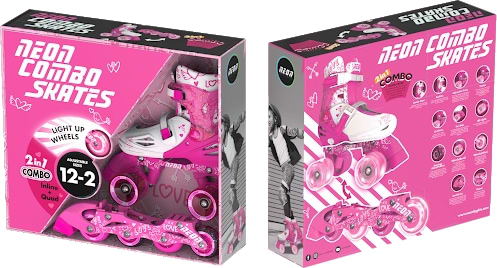 Фото - Ролики Neon Combo Skates Pink (NT10P4)