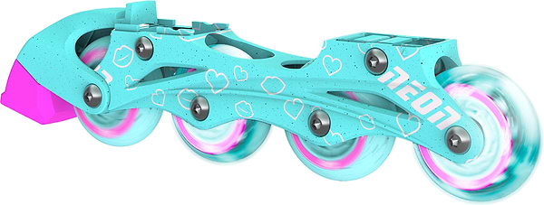 Фото - Ролики Neon Combo Skates Turquoise (NT09T4)