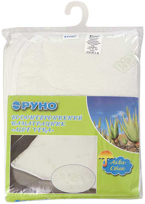 Фото - Наматрацник Руно 140х190 водонепроникний Aloe Vera (825Aloe Vera)