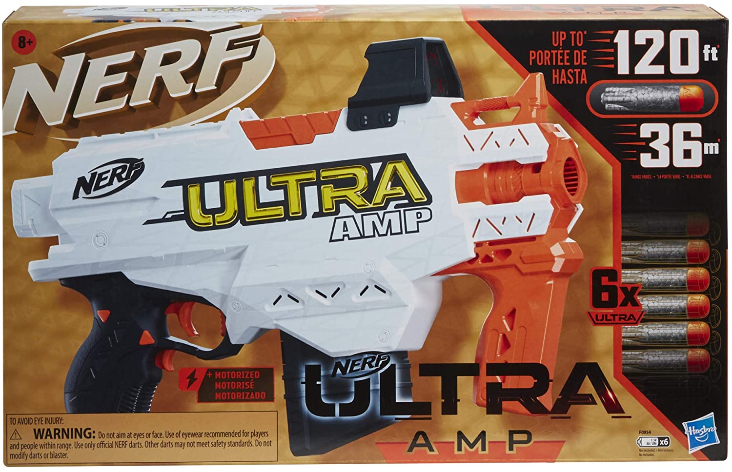 Бластер багатозарядний Hasbro Nerf ULTRA AMP (F0955) - Фото 1