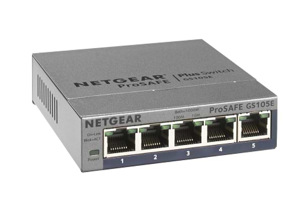 Фото - Коммутатор локальної мережі (Switch) Netgear GS105E-200PES
