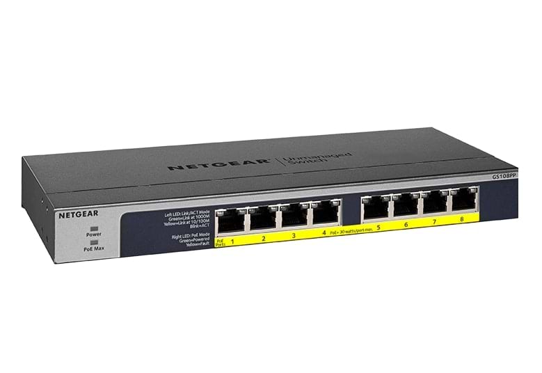 Коммутатор локальной сети (Switch) Netgear GS108PP-100EUS - Фото 1