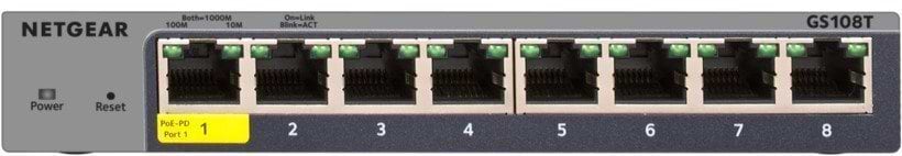 Коммутатор локальной сети (Switch) Netgear GS108T-300PES - Фото 1