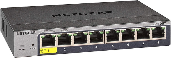 Фото - Коммутатор локальной сети (Switch) Netgear GS108T-300PES