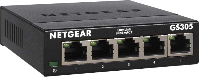Коммутатор локальної мережі (Switch) Netgear GS305-300PES