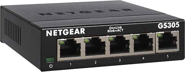 Фото - Коммутатор локальной сети (Switch) Netgear GS305-300PES Фото - Коммутатор локальной сети (Switch) Netgear GS305-300PES