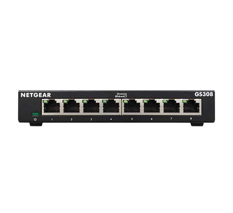 Коммутатор локальной сети (Switch) Netgear GS308-300PES 8xGE - Фото 1