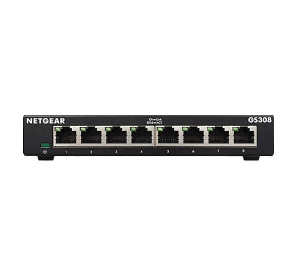 Фото - Коммутатор локальной сети (Switch) Netgear GS308-300PES 8xGE