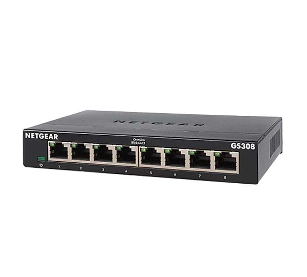 Фото - Коммутатор локальной сети (Switch) Netgear GS308-300PES 8xGE
