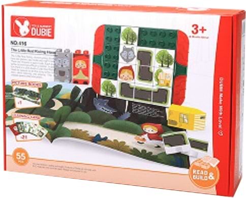 Пластиковий конструктор Wange Червона шапочка - гра лабіринт + книжка з малюнками (416)