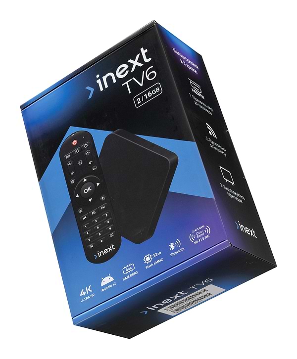 Фото - Стаціонарний медіаплеєр iNeXT TV6