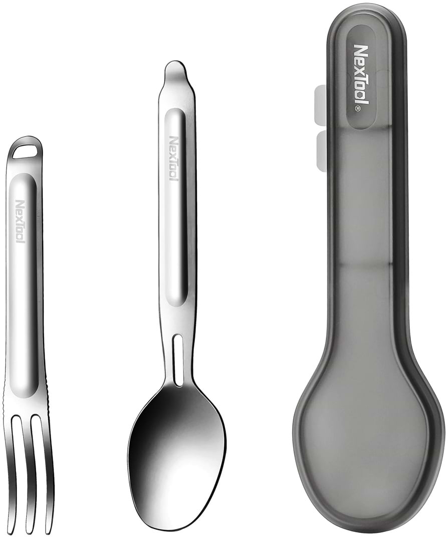 Набор столовых приборов туристических NexTool Portable Stainless Steel Tableware (NE20133)