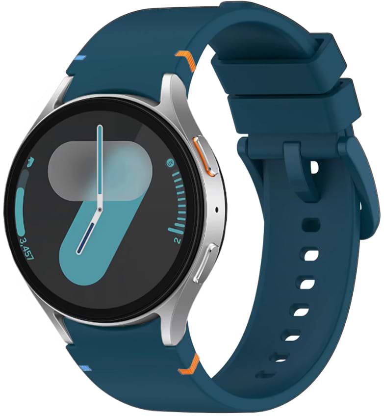 Ремешок для смарт-часов BeCover Ribbed Tape for Samsung Galaxy Watch (20mm) 3 41mm/4 40mm-44mm/5 40-44mm/6 40-44mm/7 40-44mm Blue (712053)