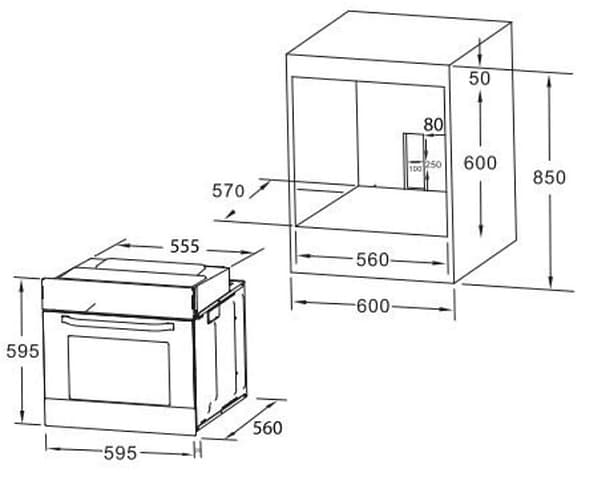 Фото - Духовой шкаф Jantar NFC 6008 IS
