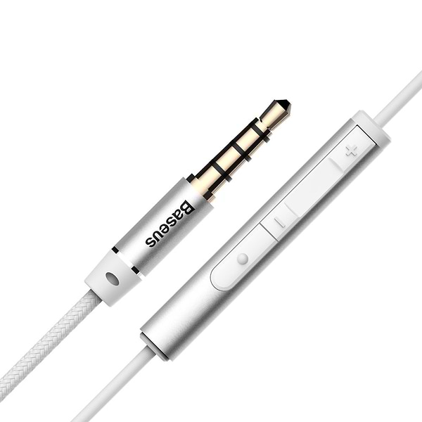 Фото - Наушники вкладыши проводные Baseus Enock H06 Silver (NGH06-0S)