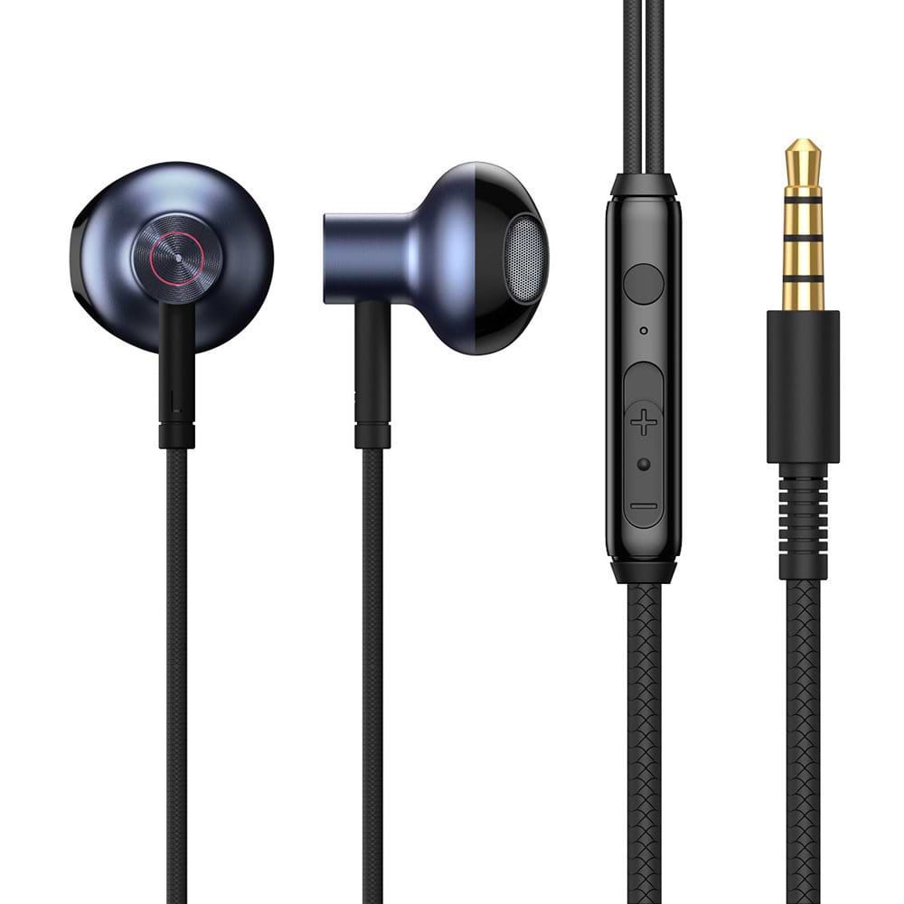 Навушники вкладиші дротові Baseus Encok 3.5mm Wired Earphone H19 Black (NGH19-01)