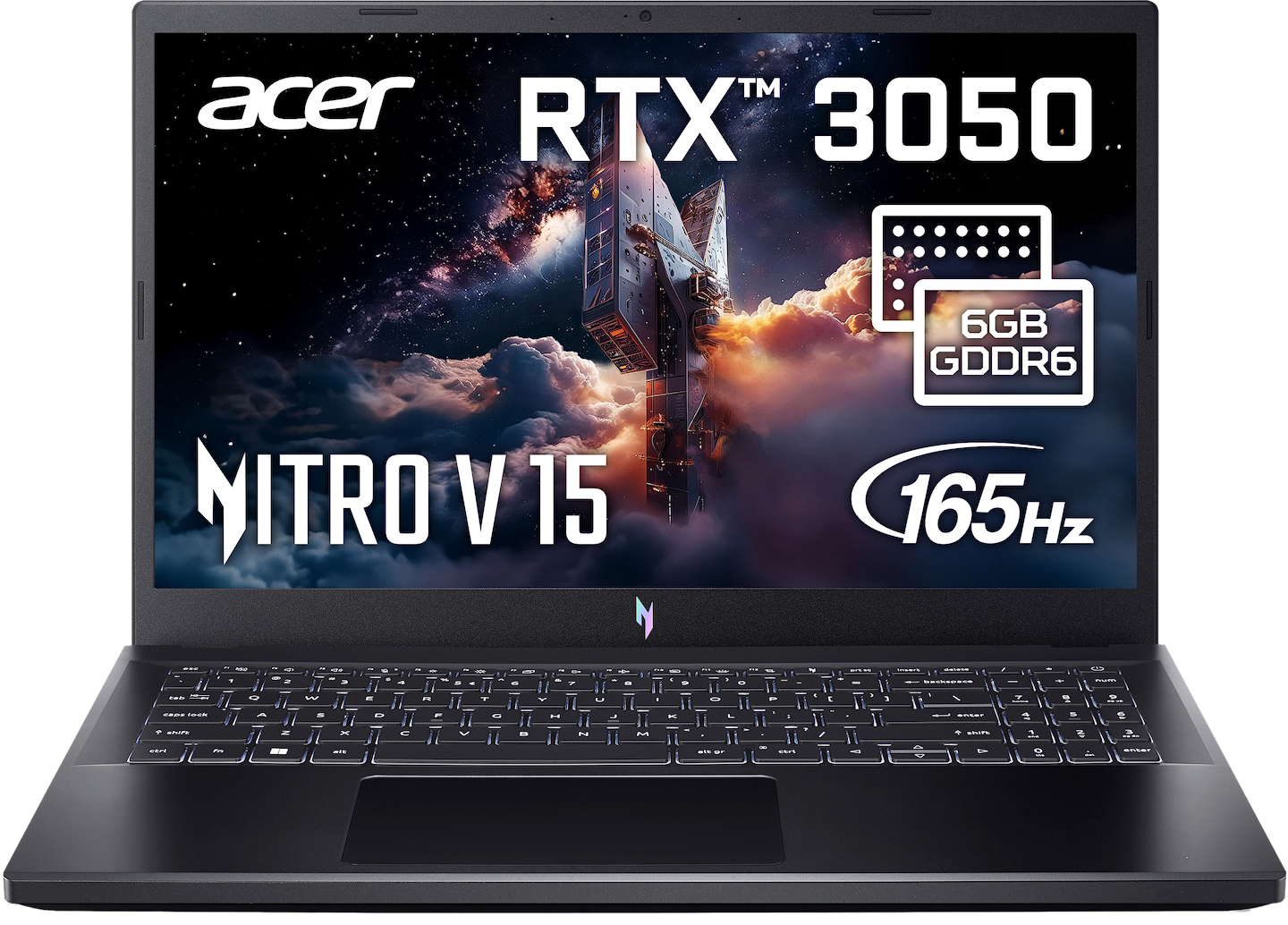 Ноутбук игровой Acer Nitro V 15 ANV15-51 (NH.QNCEU.00J) Black