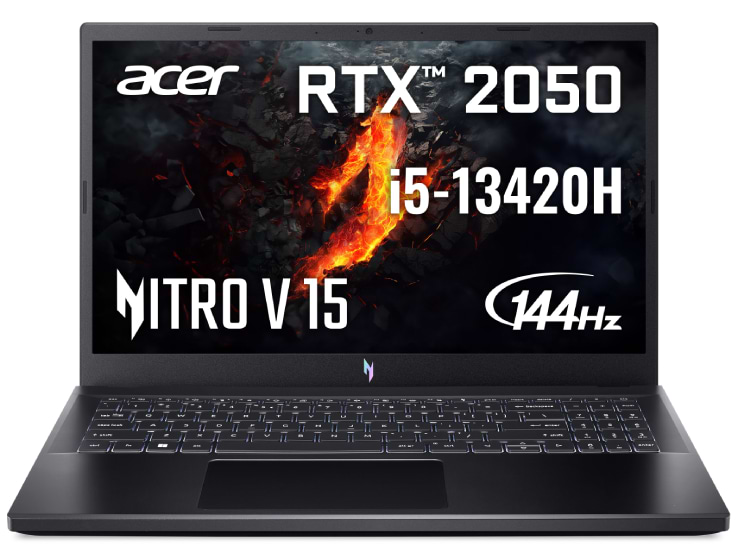 Ноутбук игровой Acer Nitro V15 ANV15-51 (NH.QNDEU.002) Obsidian Black - Фото 1