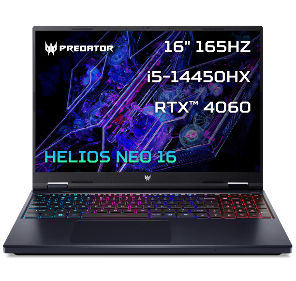 Ноутбук игровой Acer Predator Helios Neo 16 PHN16-72 (NH.QRFEU.002) Abyssal Black - Фото 1