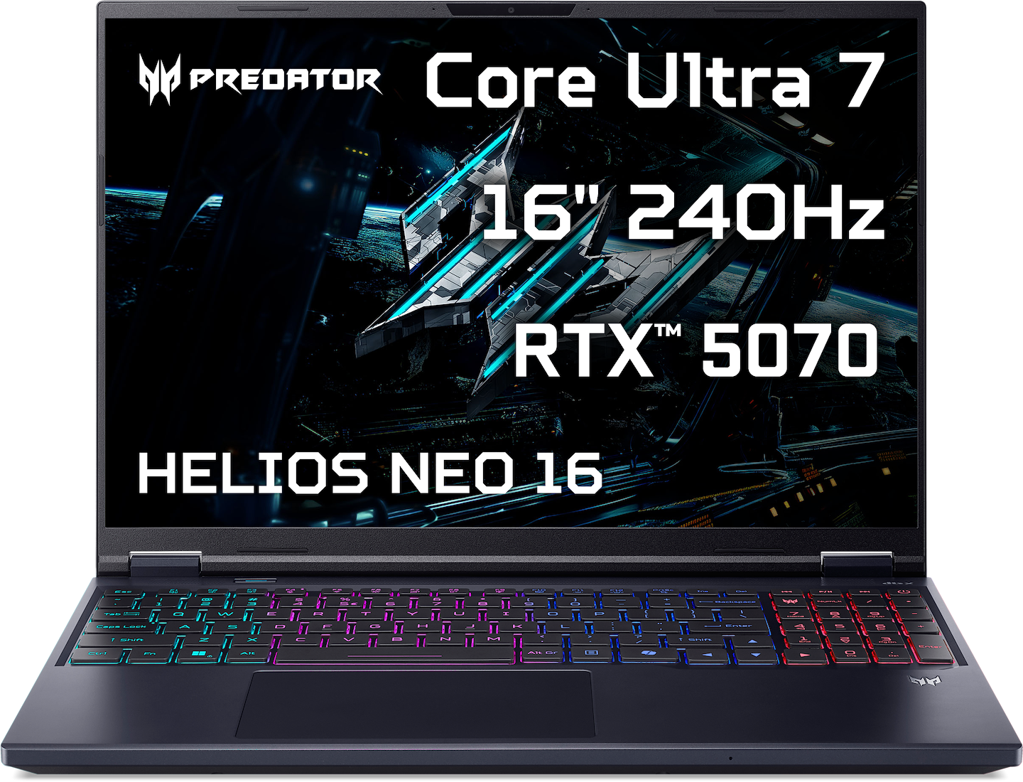 Ноутбук игровой Acer Predator Helios Neo 16 AI PHN16-73-73GH (NH.QX5EU.00B) Abyssal Black