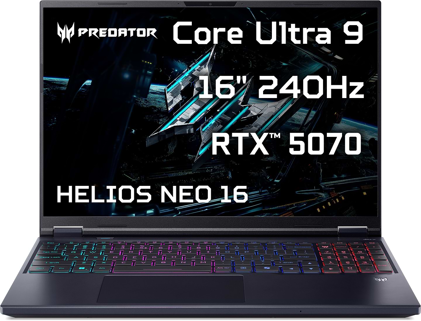 Ноутбук игровой Acer Predator Helios Neo 16 AI PHN16-73-96A3 (NH.QX5EU.00C) Abyssal Black - Фото 1