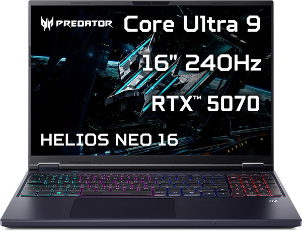Фото - Ноутбук ігровий Acer Predator Helios Neo 16 AI PHN16-73-96A3 (NH.QX5EU.00C) Abyssal Black