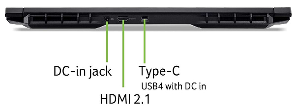 Фото - Ноутбук ігровий Acer Nitro V 17 AI ANV17-41-R7NT (NH.QYVEU.006) Obsidian Black