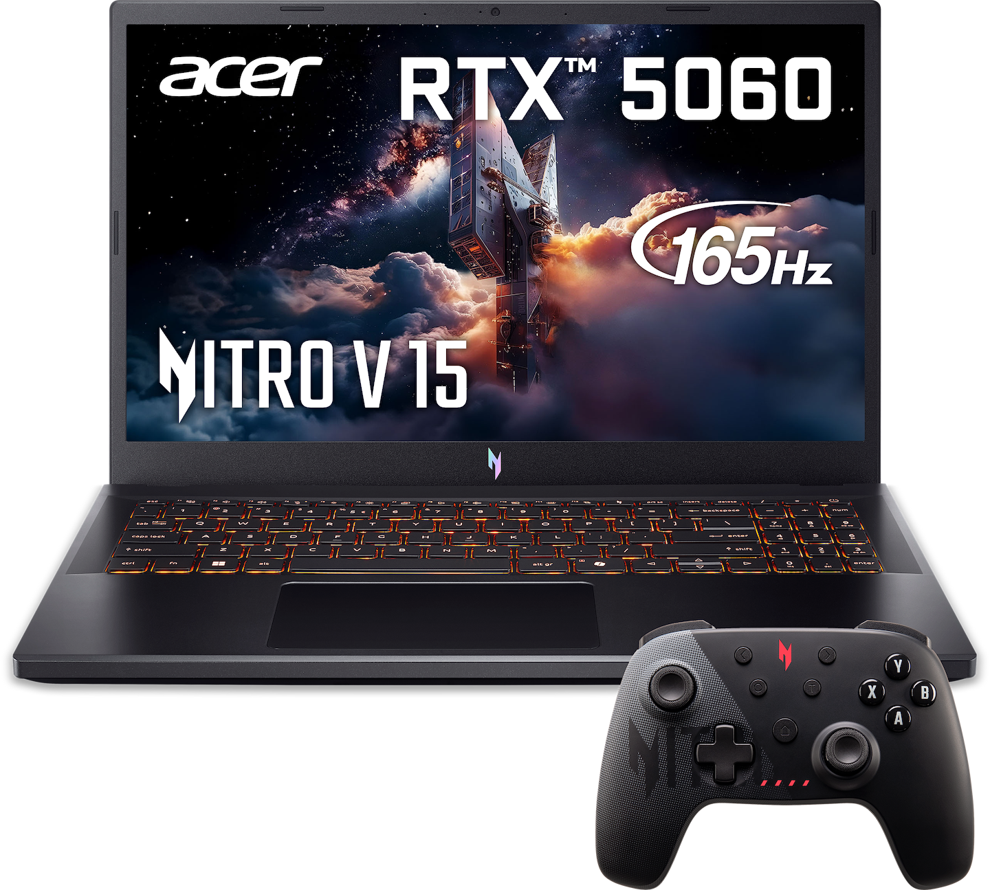 Ноутбук ігровий Acer Nitro V 15 ANV15-52-59XN (NH.QZ8EU.00G) Obsidian Black